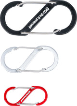 Dvigubų karabinų asortimentas | Aliuminis | 3 vnt. (85783)