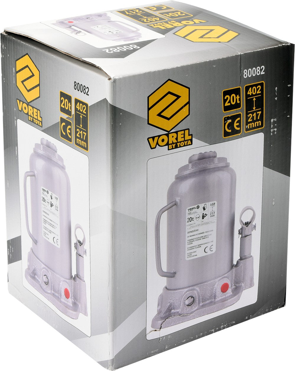 Hidraulinis domkratas 20t 217-402 mm TÜV/GS/CE (80082)