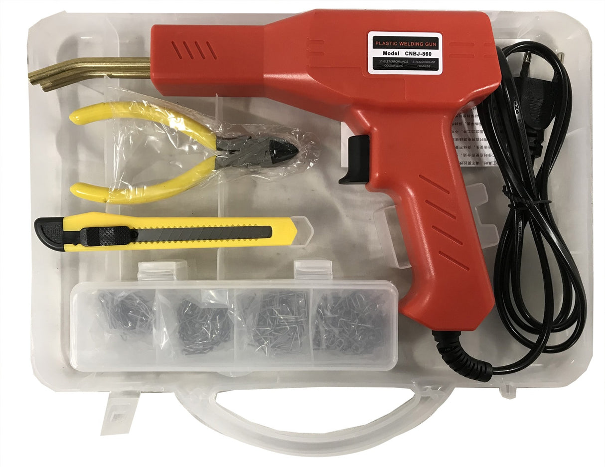 Plastiko remonto sistema / Karšto segiklio plastiko suvirinimo rinkinys (HSW40)