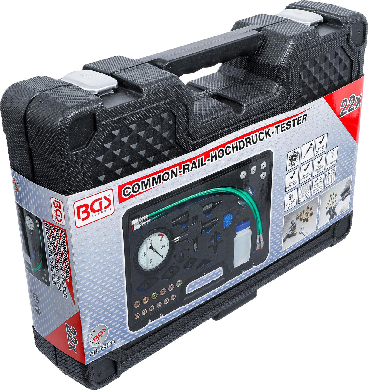 Common Rail aukšto slėgio testeris (62611)