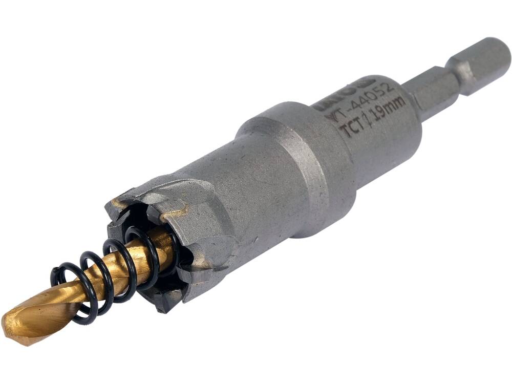 Skylių pjūklas / grąžtas metalui TCT | 19 mm (YT-44052)