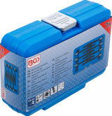 Įpresuotų antgalių rinkinys | 6.3 mm (1/4") | T-Star (Torx) su šarnyriniu antgaliu | 7 vnt. (8618)