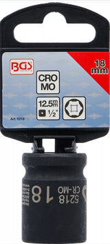 Galvutė smūginė šešiakampė | 12,5 mm (1/2") | 18 mm (5218)