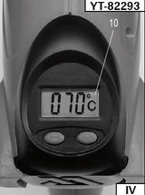 Techninis kaitinimo fenas/orpūtė | priedai | LCD displėjus | 2000 W (YT-82293)