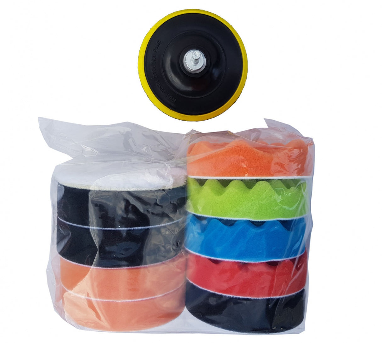 Poliravimo padų rinkinys | Ø 115 mm | 12 vnt. (BW1012)