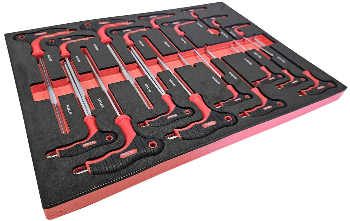 Įrankių spintelė ant ratukų XXL | metalinis starviršis | su įrankiais | 7 stalčiai / 1 durelės (H7008)