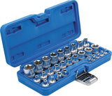 Galvučių rinkinys E-Tipas | 6.3 mm (1/4") / 12.5 mm (1/2") | | E4 - E24 | 28 vnt. (70099)