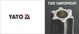 L tipo raktų rinkinys | ilgas tipas | T-Star (Torx) / T-Star su skylutėm (Torx) T10 - T50 | 9 vnt. (YT-0511)