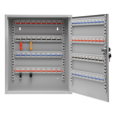 Raktų dėžutė | 450 x 380 x 800 mm | 80 kabliukų (78436)