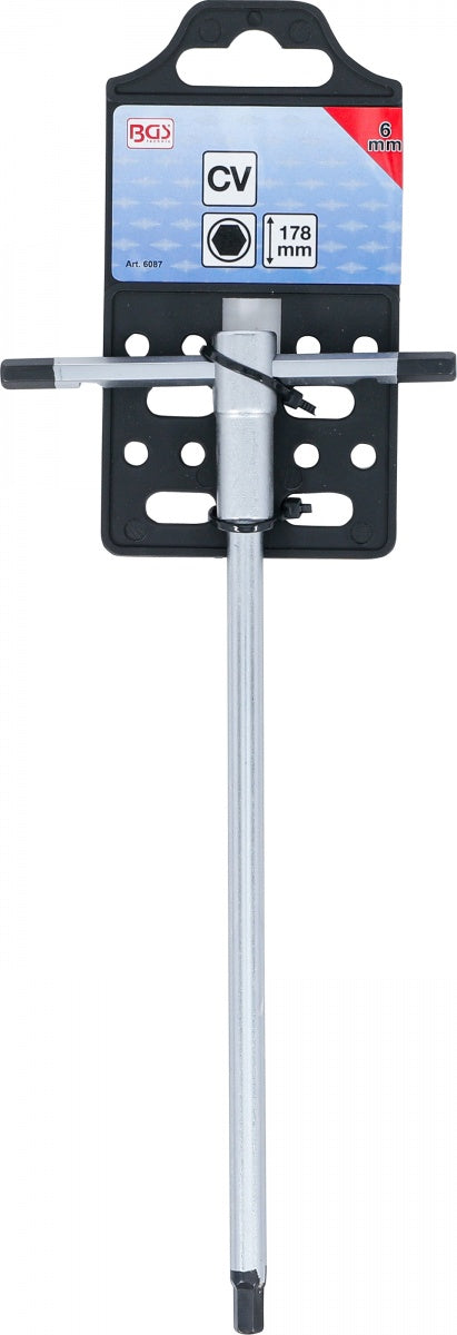 Atsuktuvas su slankiojančia T formos rankena | vidinis šešiakampis | 6 mm (6087)