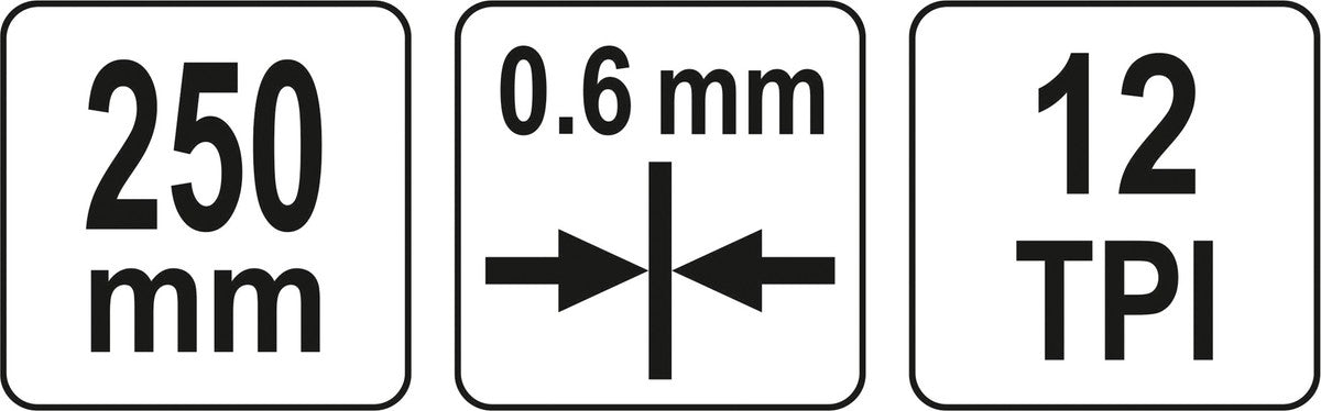 Pjūklas su reguliuojama rankena | 250 mm (YT-31290)