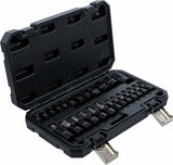 Antgalių ir galvučių rinkinys |  6.3 mm (1/4"), 10 mm (3/8"), 12.5 mm (1/2") Drive | E-Star / T-Star (for Torx) | 25 vnt (20124)