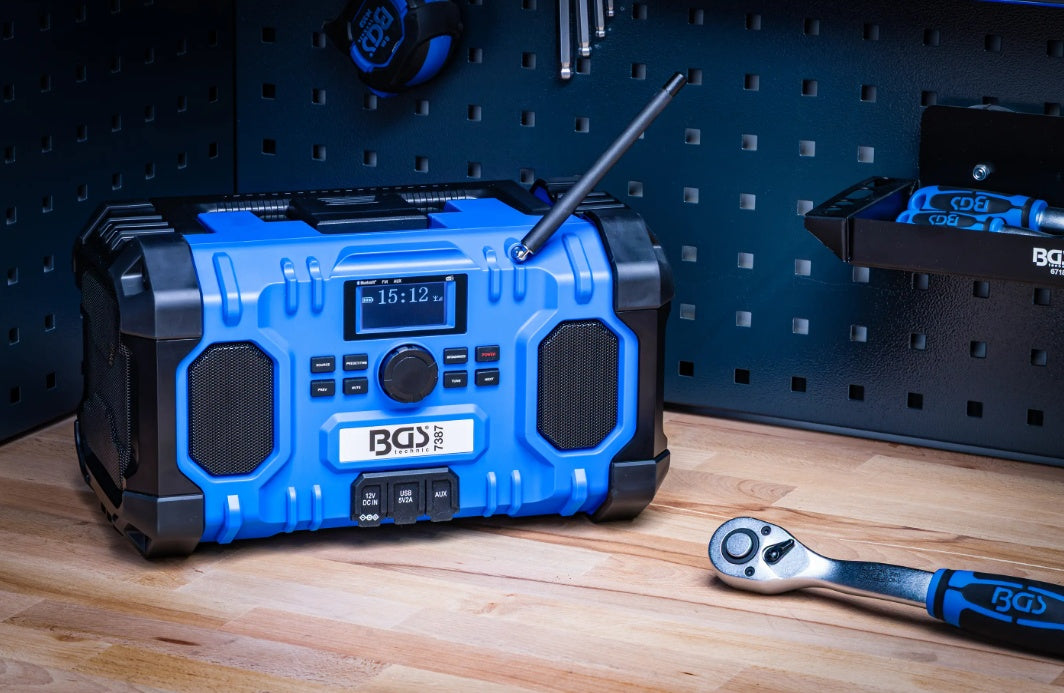 Belaidis DAB radijas | Hibridinis | 18 V ir 230 V | be įkraunamos baterijos (7387)