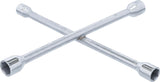 Automobilio rato raktas | kryžius | 17mm x 19 mm x 22 mm x 13/16" (1/2") (1455)