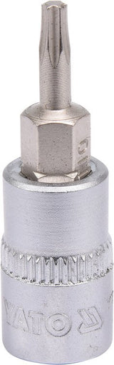 Antgalis įpresuotas į galvutę | 6.3 mm (1/4") | T-Star (Torx) T10 (YT-04302)