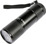 Светодиодный фонарь 9 LED, чёрный