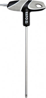 L tipo atsuktuvas TORX su rankena T30 (YT-05608)
