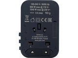 Kelionininis adapteris | universalus | daugiau nei 150 šalių / USB-C PD 65W (YT-81303)