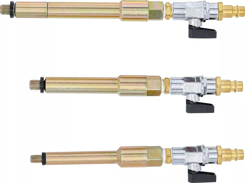 Pneumatinių adapterių rinkinys kaitinimo žvakių lizdams | M8 x 1.0, M10x1.0, M10x1.25 | 3 vnt. (9519)