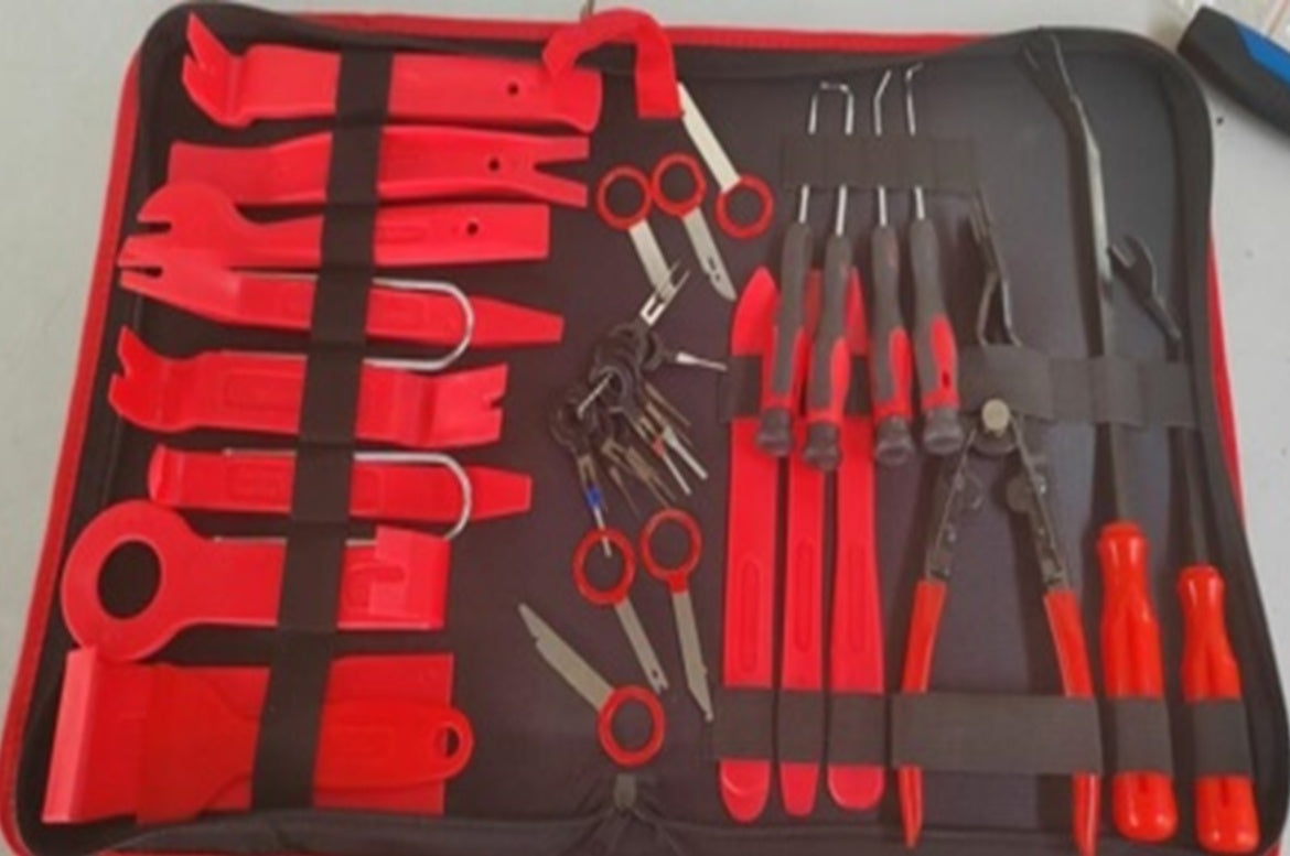 Набор для демонтажа обшивки | с аудио/радио фиксаторами | 38 шт.