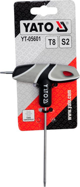 L tipo atsuktuvas TORX  su rankena T8 (YT-05601)