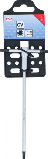 Atsuktuvas su slankiojančia T formos rankena | vidinis šešiakampis | 4 mm (6085)