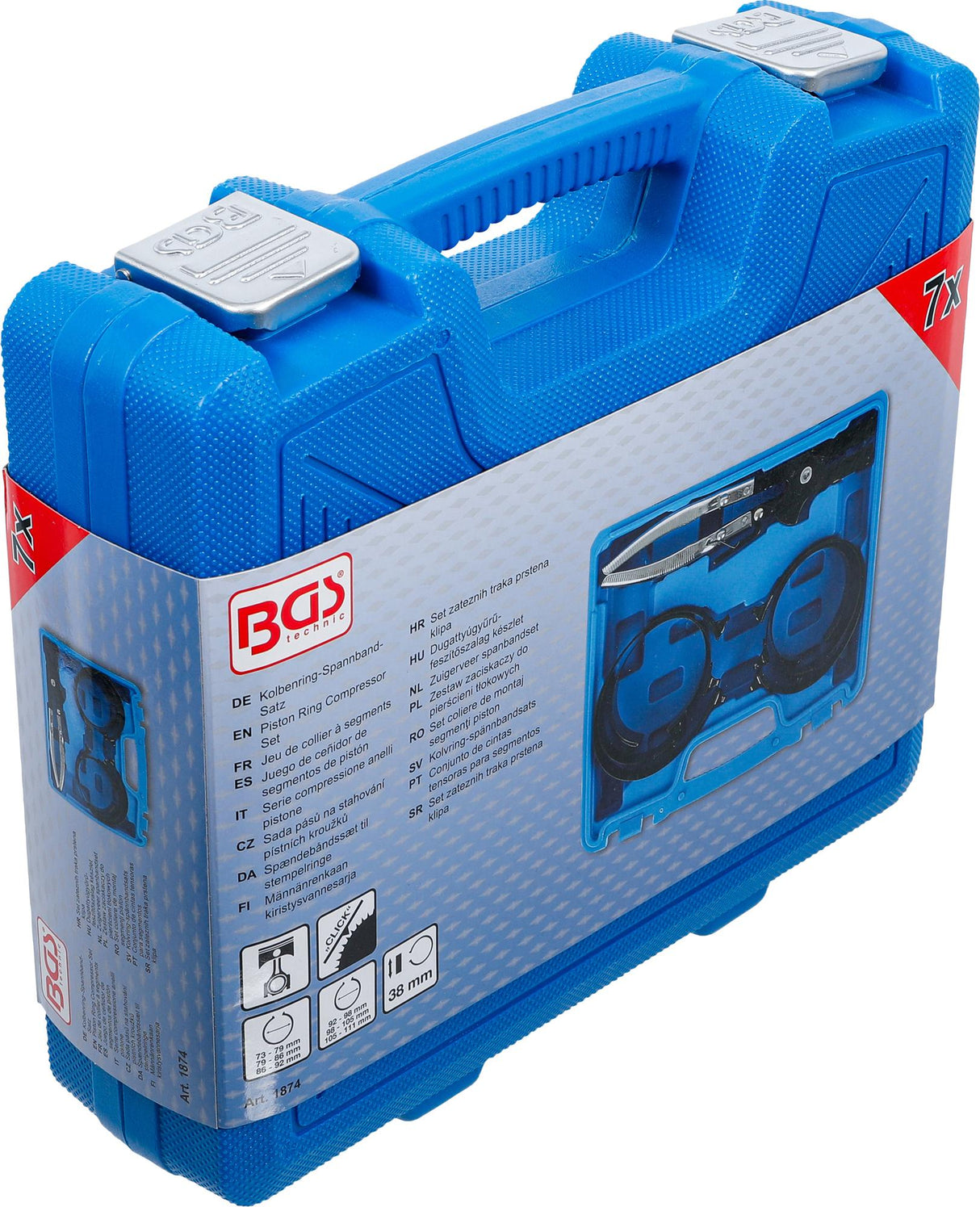 Stūmoklio žiedų suspaudimo rinkinys | 7 vnt. (1874)