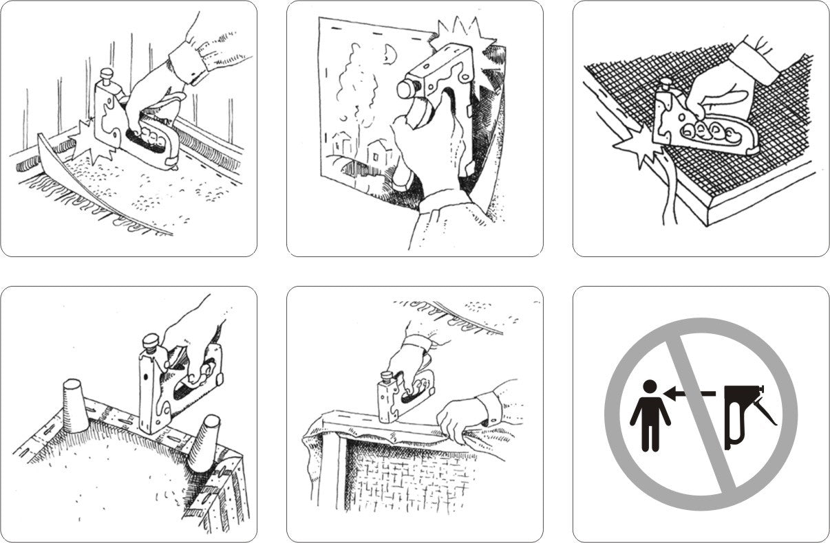 Baldinis kabių kalimo pistoletas | 4 - 8 mm (71040)