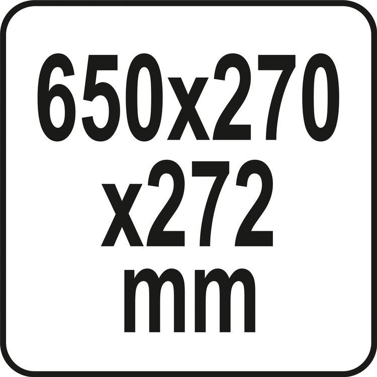 Įrankių dėžė | 650 x 270 x 272 mm (YT-09184)