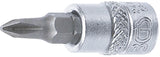 Antgalis įpresuotas į galvutę | 6.3 mm (1/4") | kryžminis PH1 (2487)