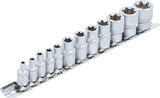 Galvučių rinkinys E-Tipas | 6.3 mm (1/4") / 10 mm (3/8") | 12 vnt. (2038)