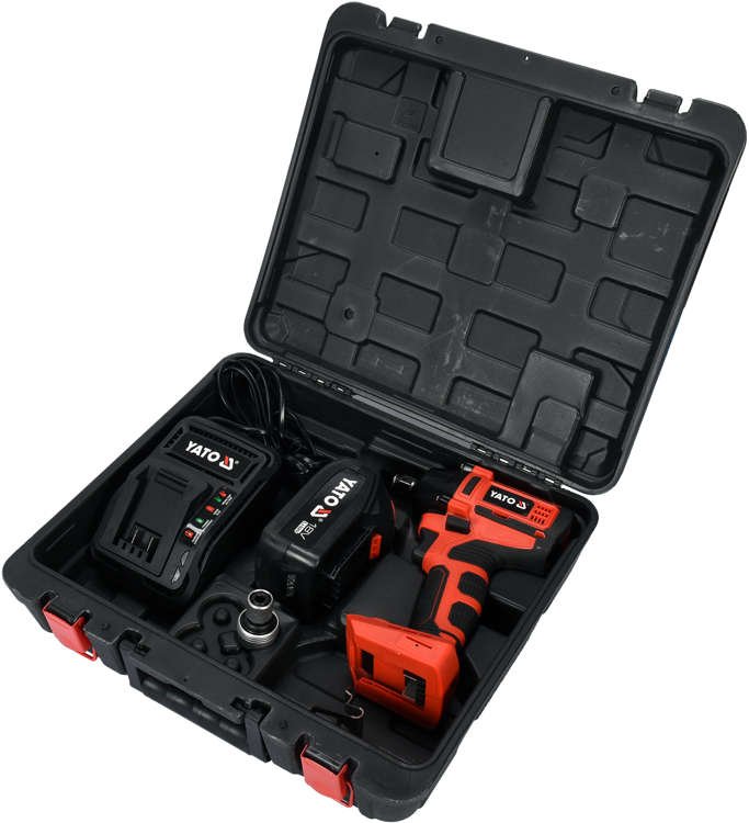 Akumuliatorinis smūginis veržliasūkis | bešepetėlinis | Li-ion | 3,00 mAh | 250Nm | 18V (YT-82802)