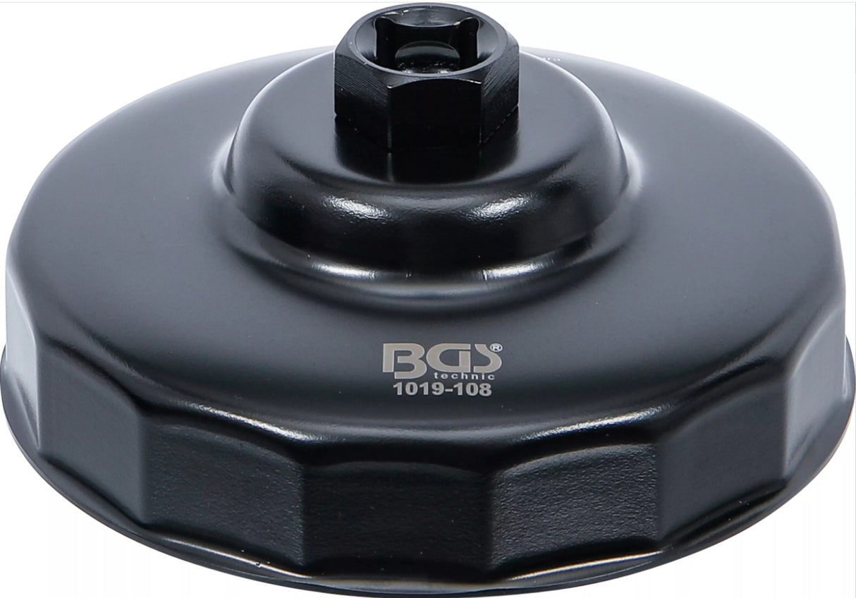 Tepalo filtro raktas | 15-kampų | Ø 108 mm | Iveco, Renault, Scania, Volvo (1019-108)