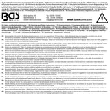 Replės įvairaus tipo žarnų sąvaržoms | 245 mm | 0 - 38 mm (8412)