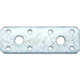 Стальная пластина с отверстиями 100 x 35 x 2.5 mm