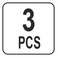 Priedai daugiafunkciniam įrankiui | BIM 3 vnt. (YT-34684)