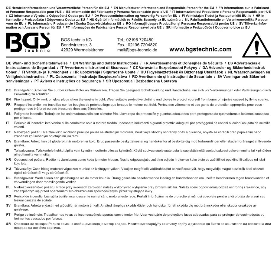 Galvutė kaitinimo žvakėms šešiakampė šarnyrinė | 10 mm (3/8") | 10 mm (2982)