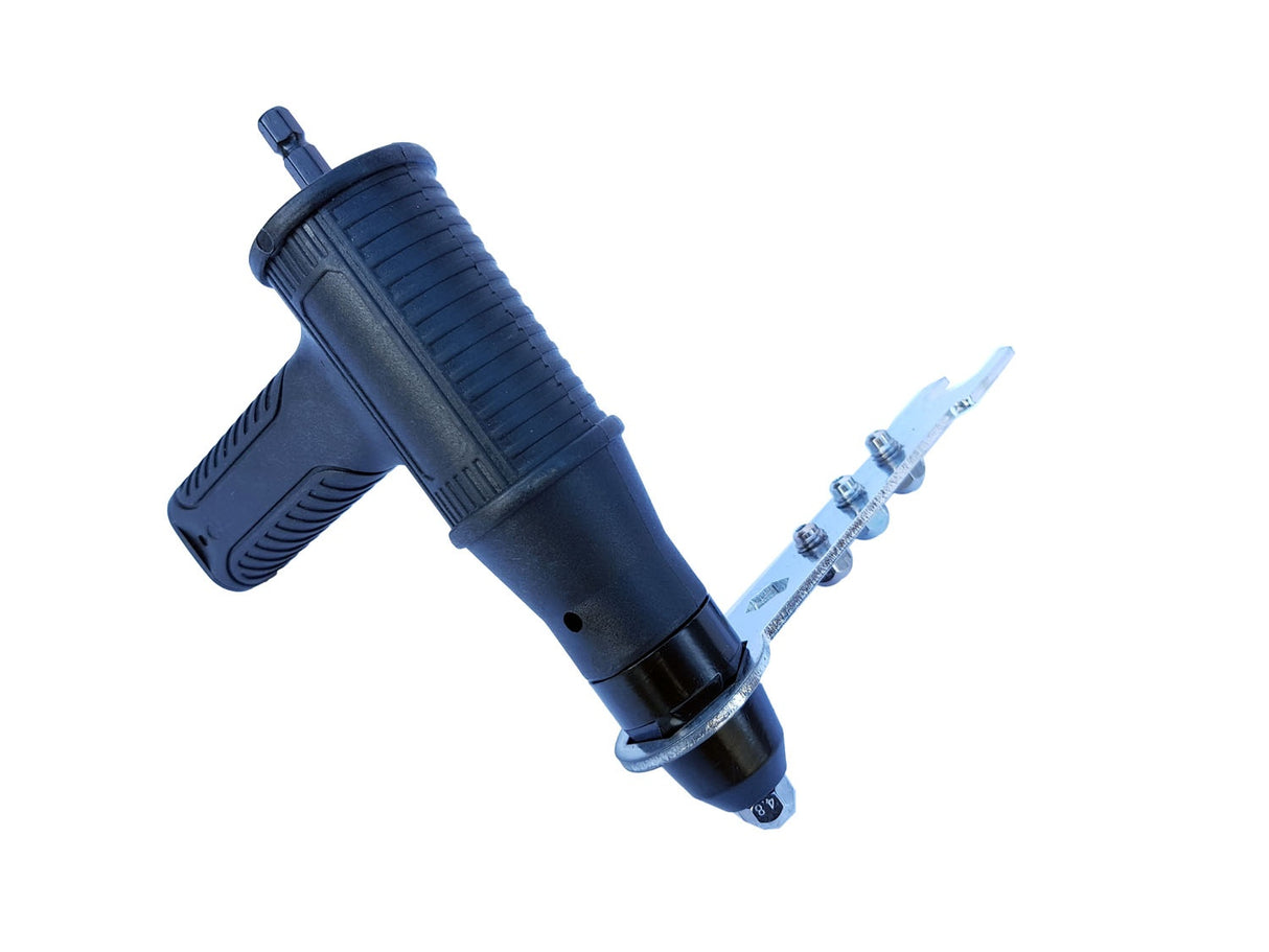 Priedas į grąžtą - kniediklis | pistoleto tipo | 2.4 - 3.2 - 4.0 - 4.8 mm (RGA04)