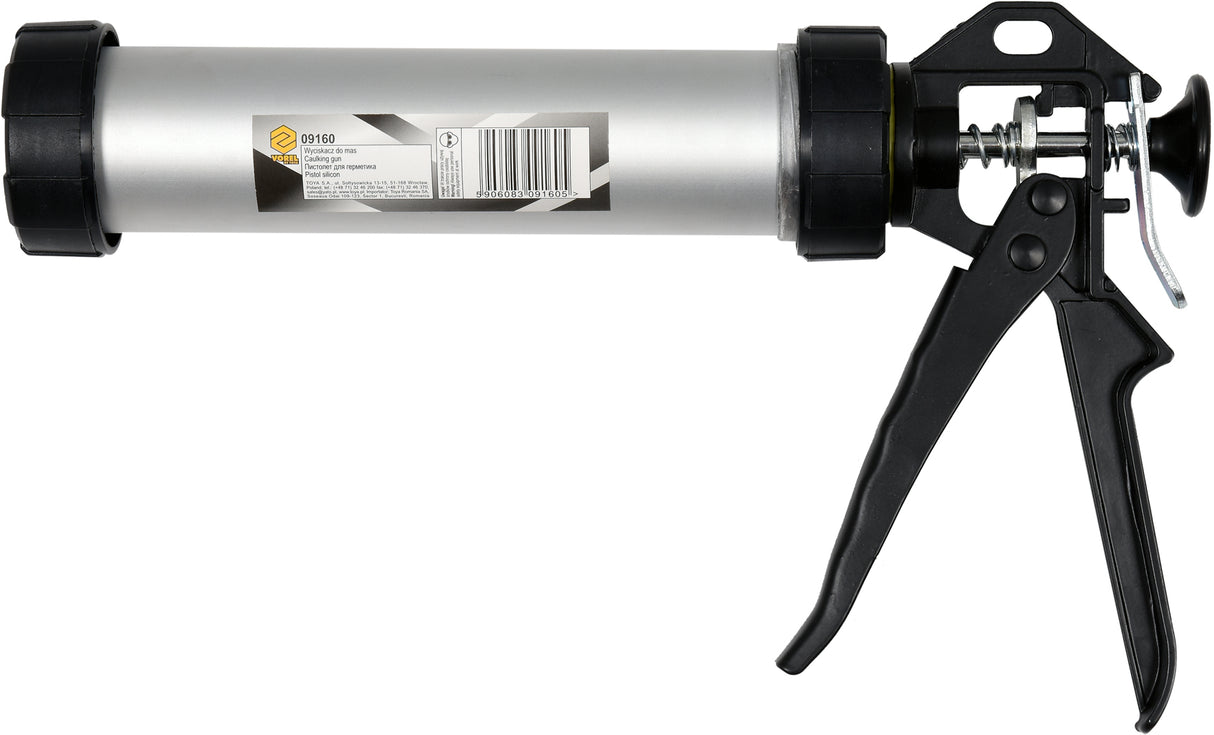 Pistoletas silikonui | aliumininis vamzdis (09160)