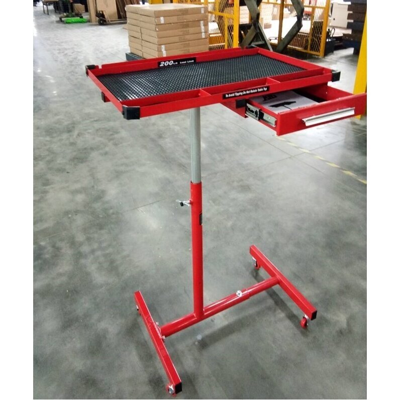 Mobilus reguliuojamas teleskopinis stalas | su stalčiumi (WT001)