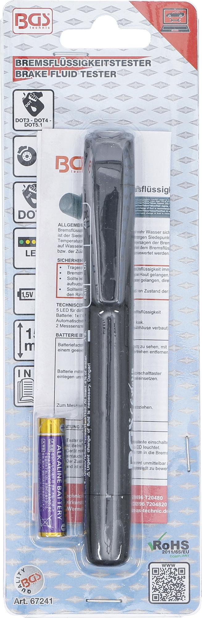 Profesionalus stabdžių skysčio testeris (67241)
