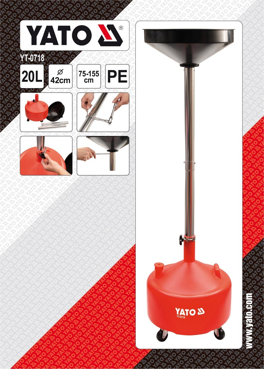Alyvos išleidimo bakas 20l (YT-0718)