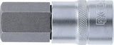 Antgalis įpresuotas į galvutę | ilgis 70 mm | 12,5 mm (1/2") | Hex šešiakampis 22 mm (4295)