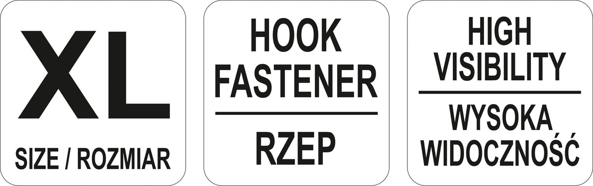 Apsauginis juosmens diržas su petnešom | Ryškiai oranžinis | XL dydis (YT-74241)