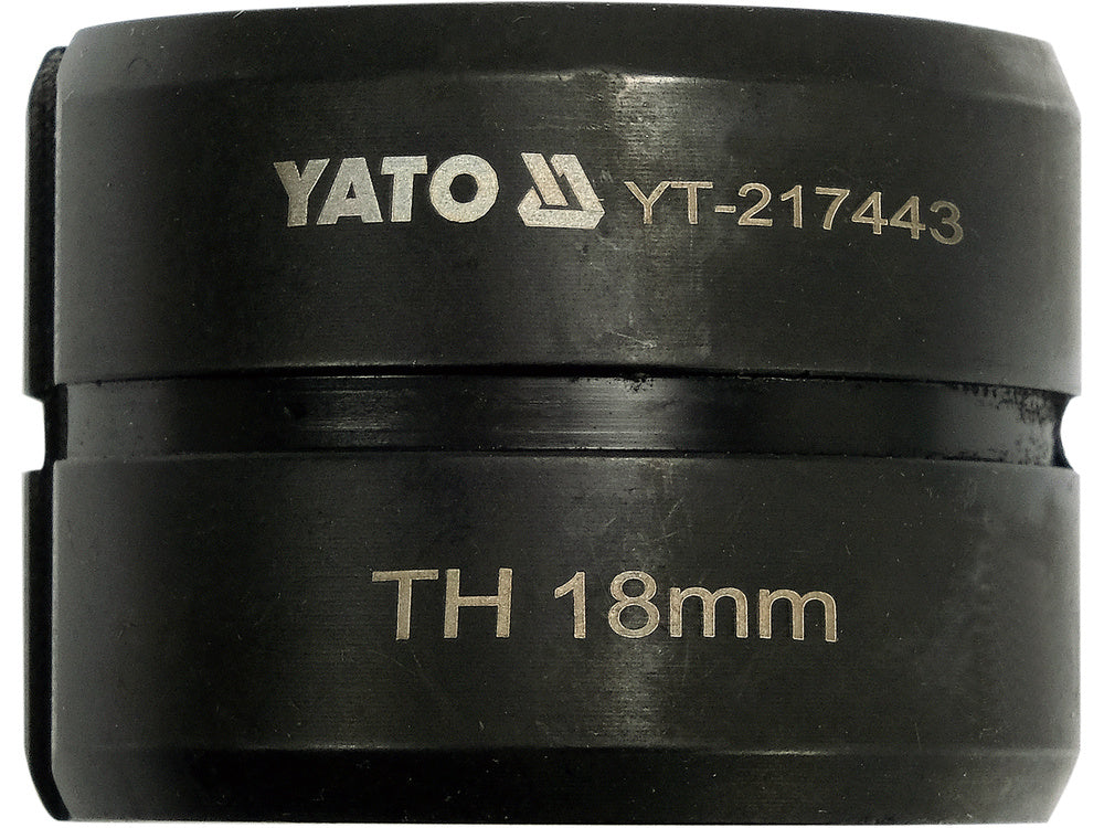 Indėklas matrica TH 18 mm presavimo replėms YT-21735 (YT-217443)