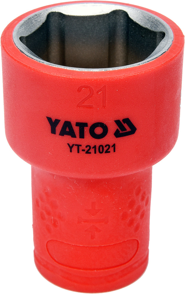 Galvutė izoliuota 21 mm, 3/8" VDE (YT-21021)