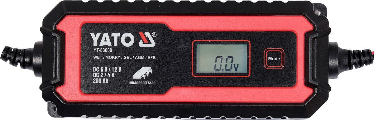 Pakrovėjas 6 V ir 12 V akumuliatorių įkrovimui | 6V/2A 12V/4A (YT-83000)
