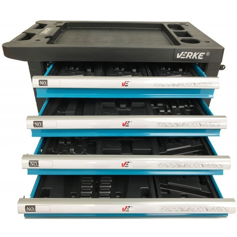 Įrankių spintelė ant ratukų | tuščia | 7 stalčiai (H7000)