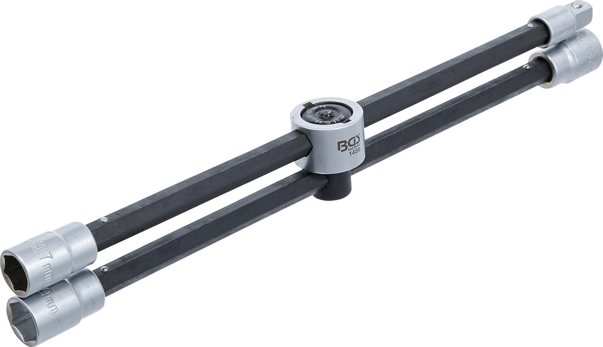 Automobilio rato veržliaraktis | sulankstomas | 17 x 19 - 21 x 12,5 mm (1456)