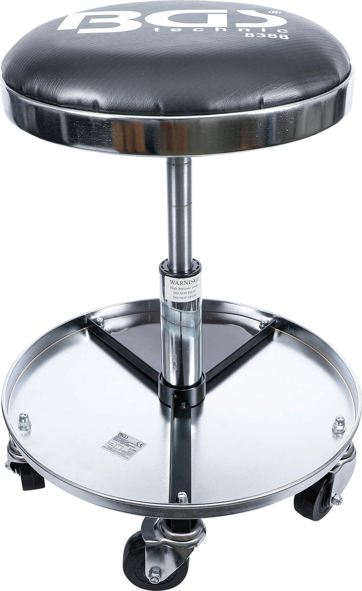 Mechaninė / pneumatinė kėdutė su 5 ratukais | Ø 360 mm (8388)